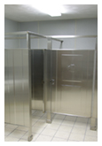 Custom Stainless Steel Bathroom Stall